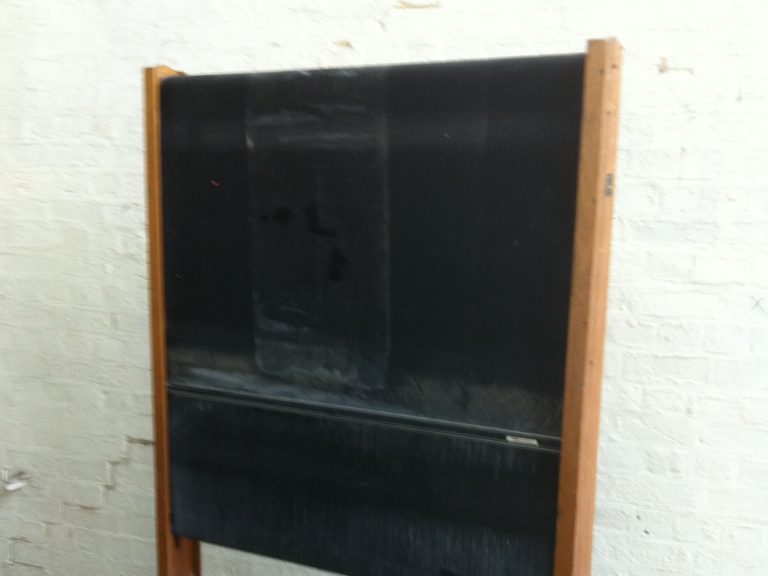 An image of an old fashioned chalk board