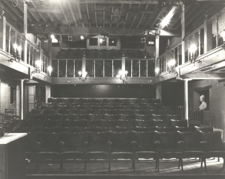 A photograph of The Watermill auditorium.