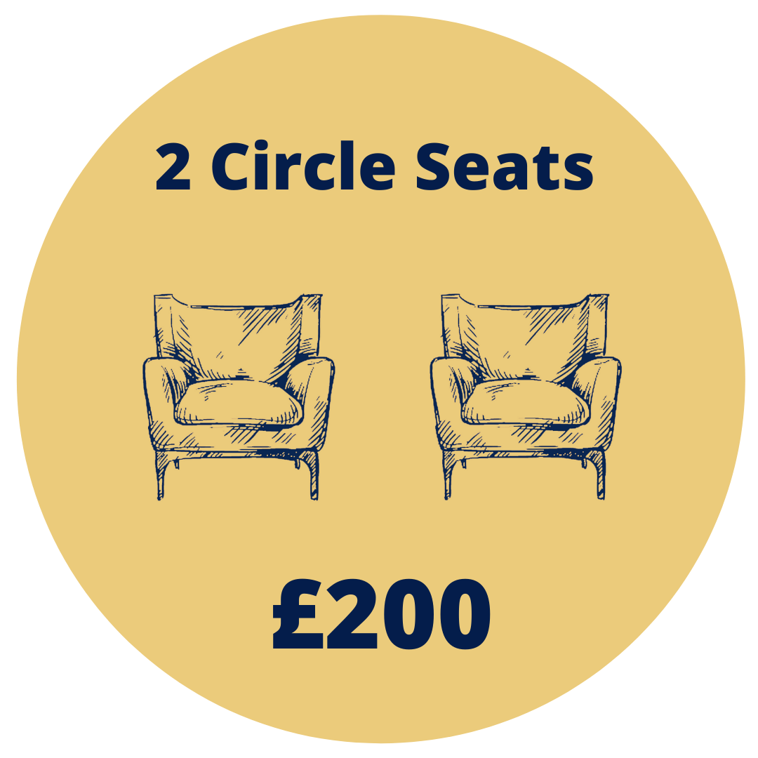 2 Circle Seats - £200